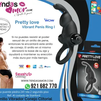 Anillo Vibrador Conejo Clitorial Vibrant Penis Ring I Tienda