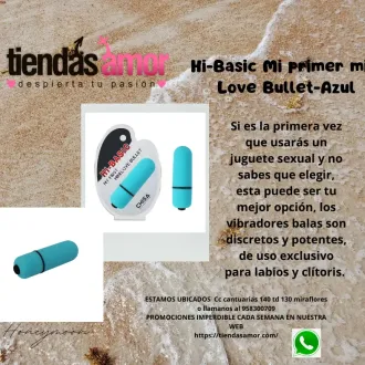mini Love Bullet-Azul tiendas amor miraflores
