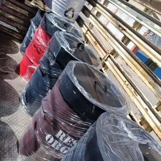 Tapas de geomembrana para cilindros HDPE