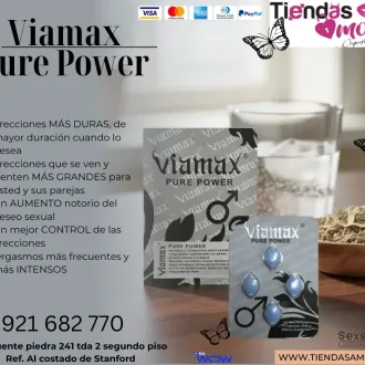 Viamax Pure Power- Potenciador Sexual desarrollo del pene 