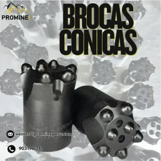BROCAS CÓNICAS SOPORTE MINERO 