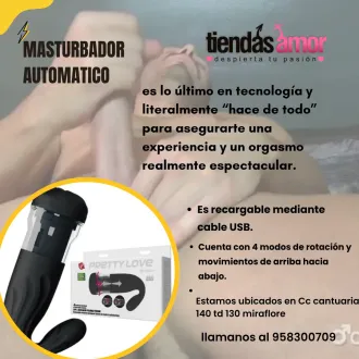 Masturbador Automático Breton Recargable tiendas amor 