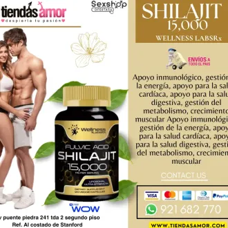 Shilajit 15000mg bienestar general de forma natural desarrol
