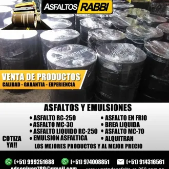 Asfalto Pen 60 70 85 100-120 150 -Impermeabilizante contra 