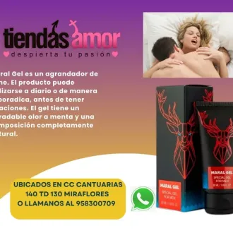 Gel Íntimo Masculino Maral Gold Masculino TIENDAS AMOR MIRAF