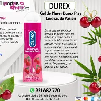 Gel Durex Play Cerezas 50ml desarrollo del Pene Potencia Se