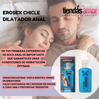 Erosex Chicle Dilatador Anal TIENDAS AMOR MIRAFLORES 