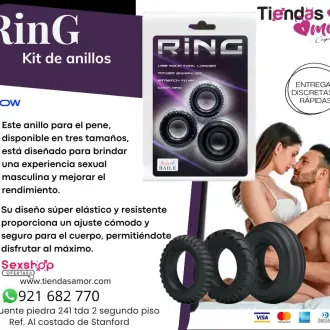 Kit de anillos para el pene disfrutar al máximo desarrollo p