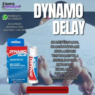 DYNAMO DELAY - ERECTA Y PROLONGA LA EYACULACION 