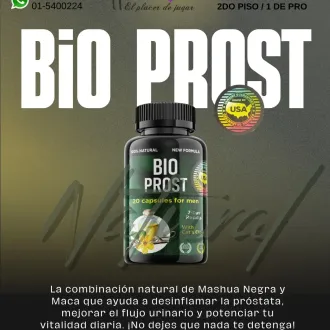 BIO PROST TRATAMIENTO PROSTATICO RAPIDOS RESULTADOS 