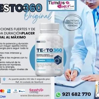 Testo 360 Original Aumenta la potencia y duración Desarrollo