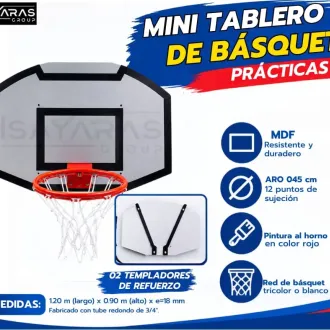MINI TABLEROS DE BÁSQUET VARIOS MODELOS - ISAYARAS GROUP 