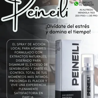 PEINEILI RETARDANTE SPRAY TE DARA MAS HORAS DE PLACER 