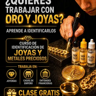  Curso Virtual de Identificación de Oro Plata y Joyas 