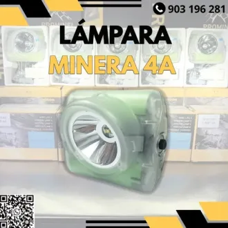 Lámpara Minera Inalámbrica LED 4A para Socavón