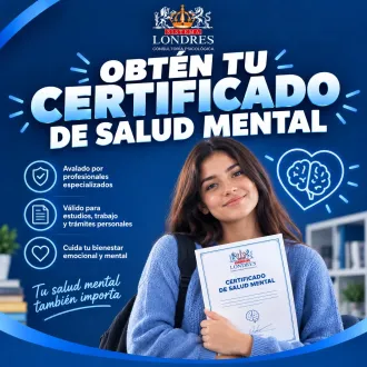 certificado de salud mental