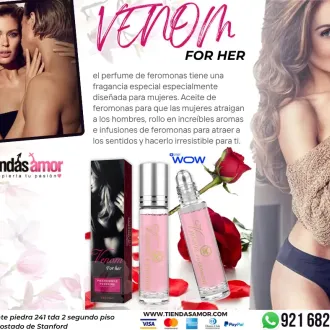 Feromona Perfumir para Atracción de Hombres Mujer Venom Per