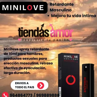 Spray Retardante Masculino Larga Duracion Minilove tiendas 