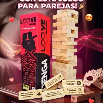  Dile adiós al aburrimiento en pareja JENGA TIENDAS AMOR