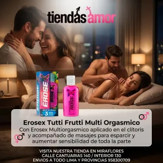  Máxima Sensibilidad Gel Erosex Tutti Frutti TIENDAS AMOR 