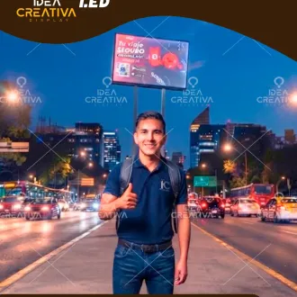 MOCHILA PUBLICITARIA LED ILUMINADA PARA ACTIVACIONES BTL