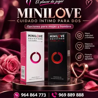 DUO ESTIMULANTE EN SPRAY MINILOVE PARA EL Y PARA ELLA 