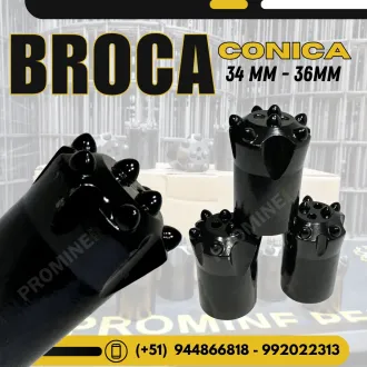 BROCAS CÓNICAS PARA PERFORACIÓN MINERA