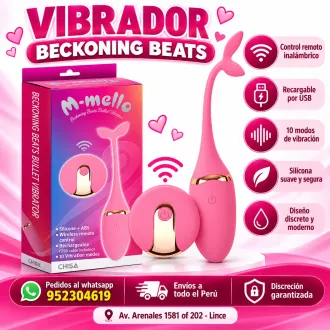BECKONING BEATS BULLET VIBRATOR INALAMBRICO EN SEXSHOP LINCE