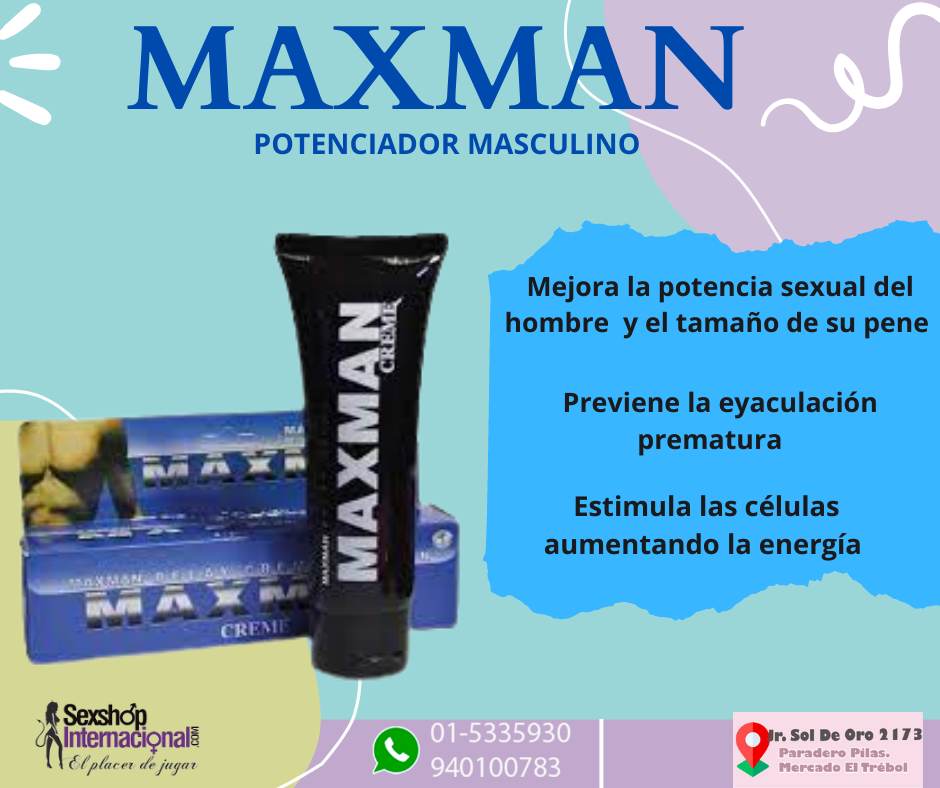 CREMA MAXMAN PARA ALARGAR EL PN 