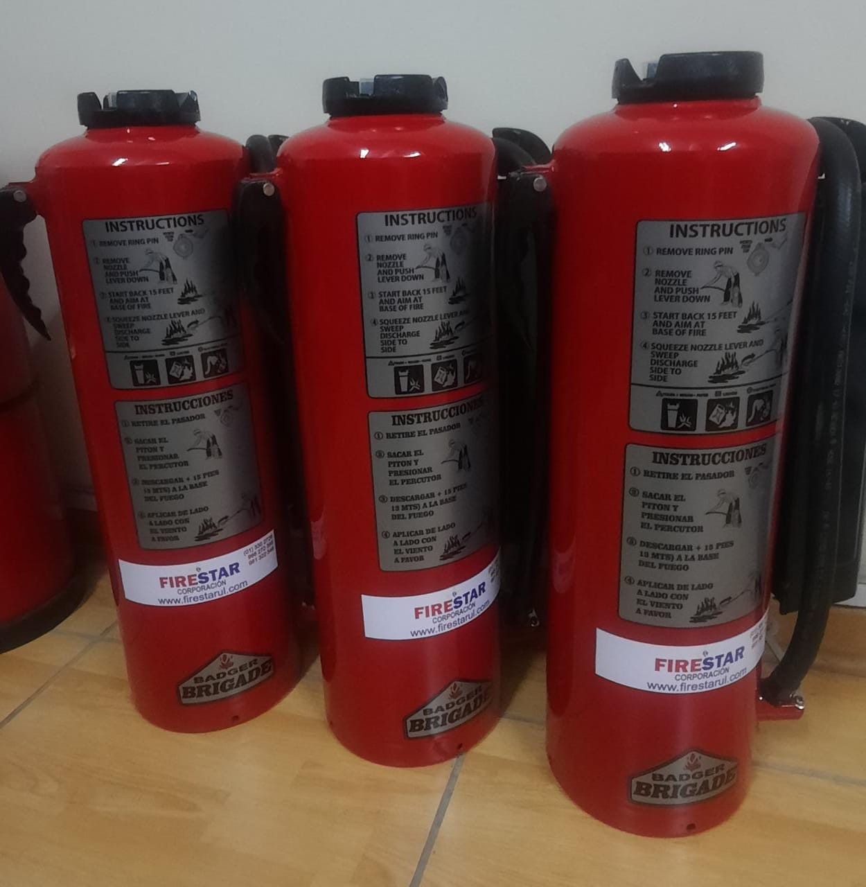 Extintores con Certificacion UL de 30 Libras 20A 80BC
