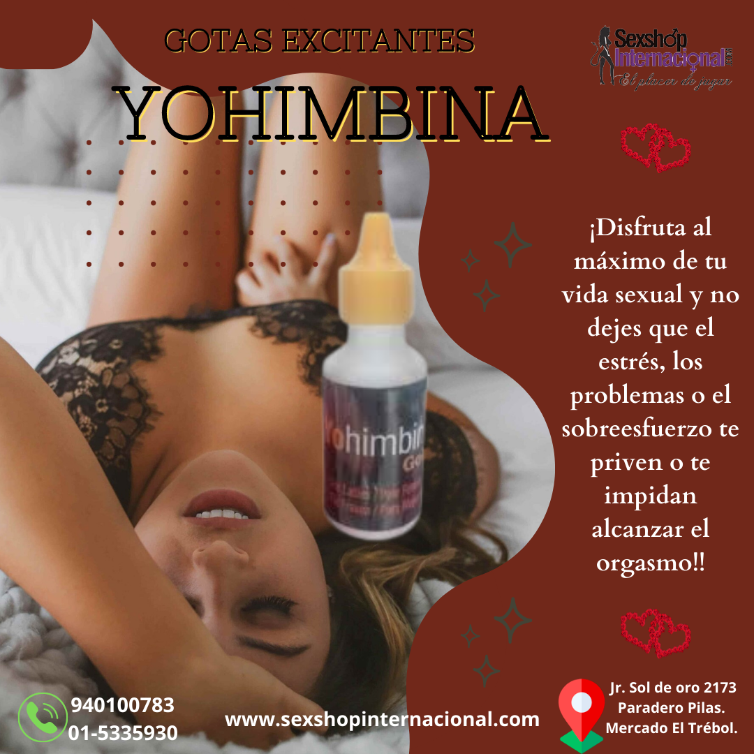 AUMENTA LA LIBIDO CON YOHIMBINA 