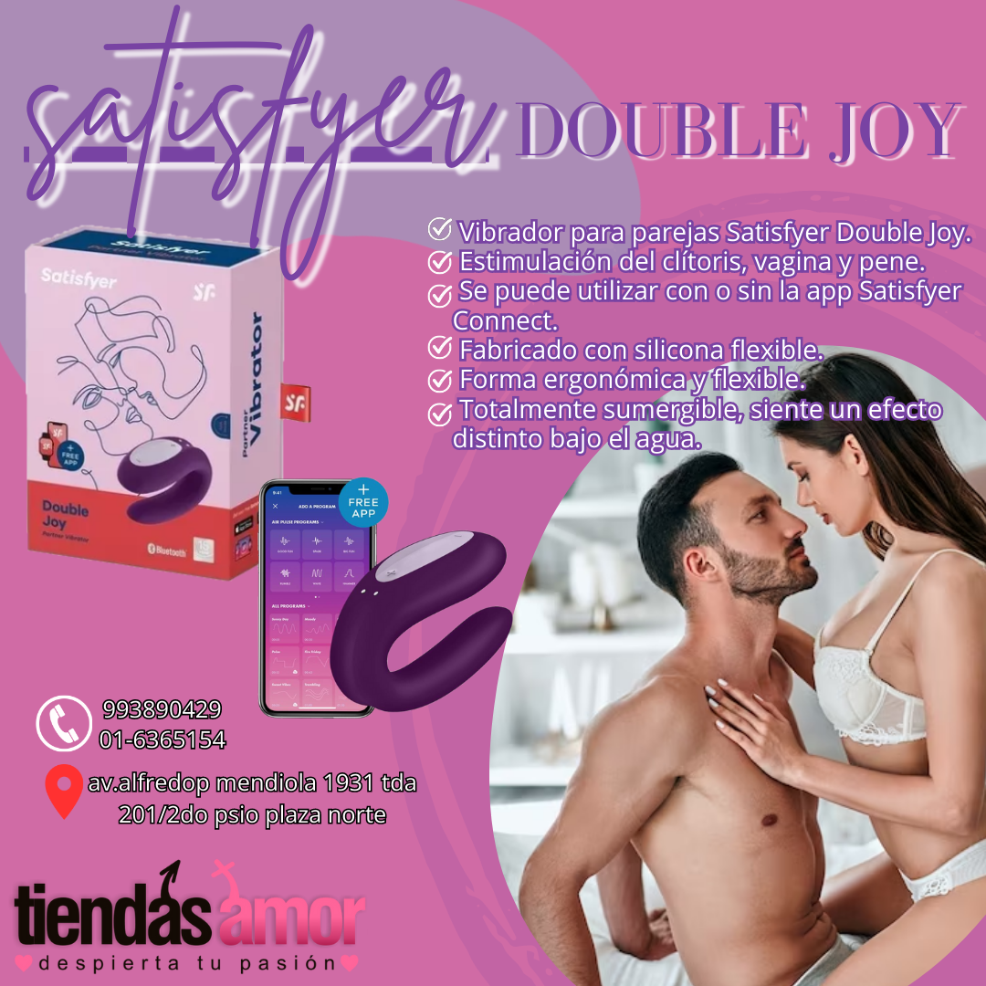 vibradores satisfyer double joy tiendas amor