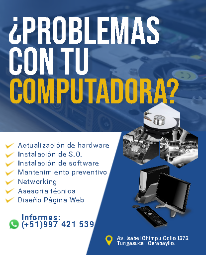 Servicio Técnico de Computadoras y Cámaras de Vigilancia