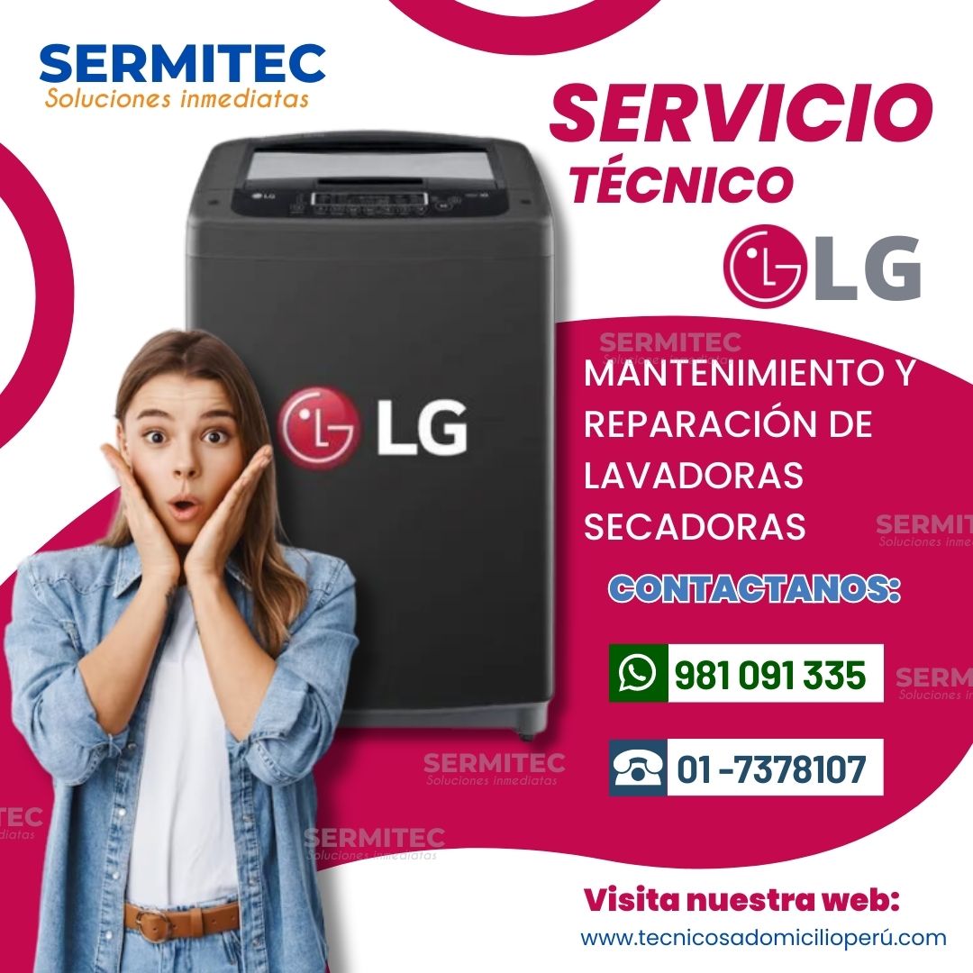 CERTIFICADOS REPARACIÓN LAVADORAS LG 981091335 -Magdalena del Mar