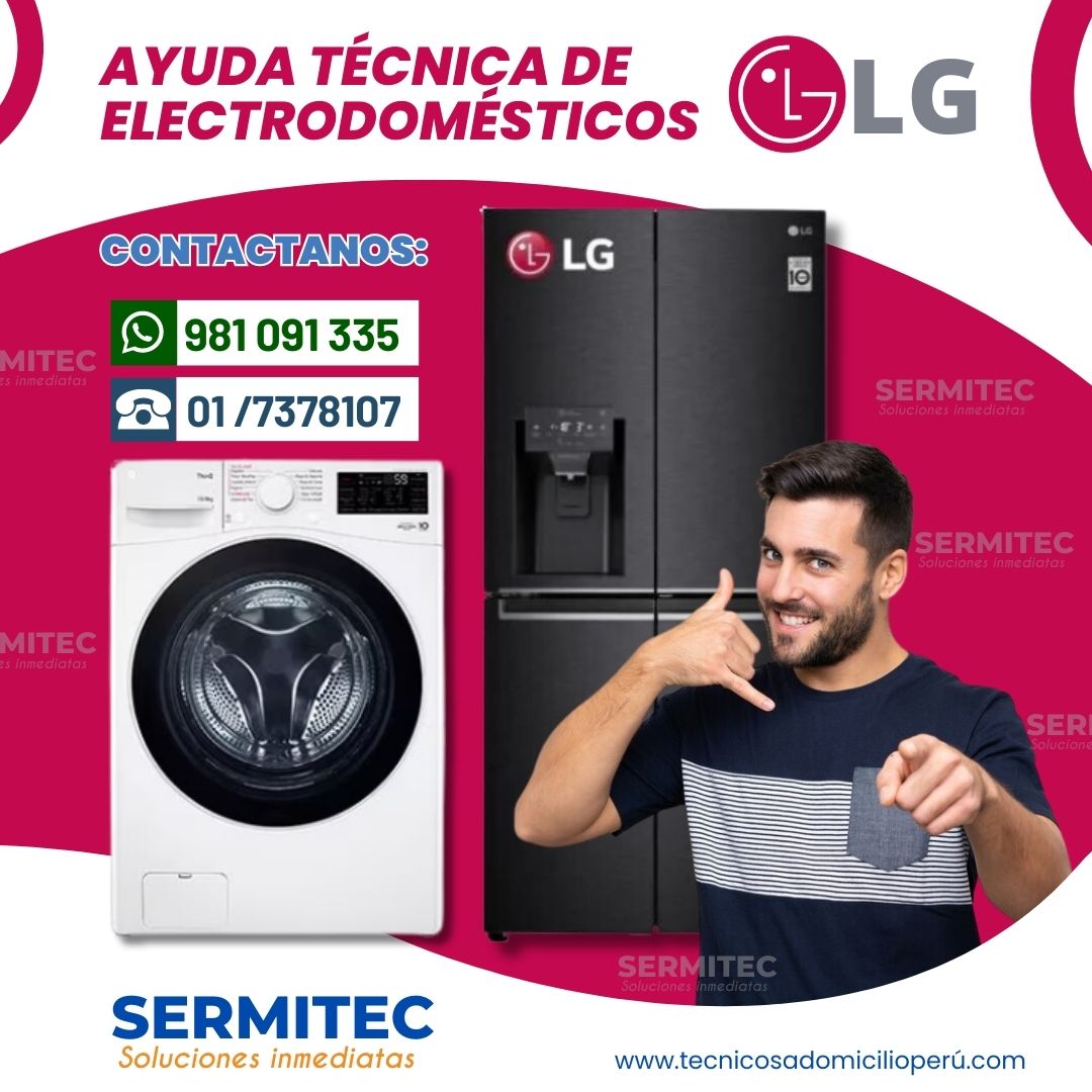  DISPONIBLE REPARACIÓN ELECTRODOMÉSTICOS LG 981 091 335 - Rimac