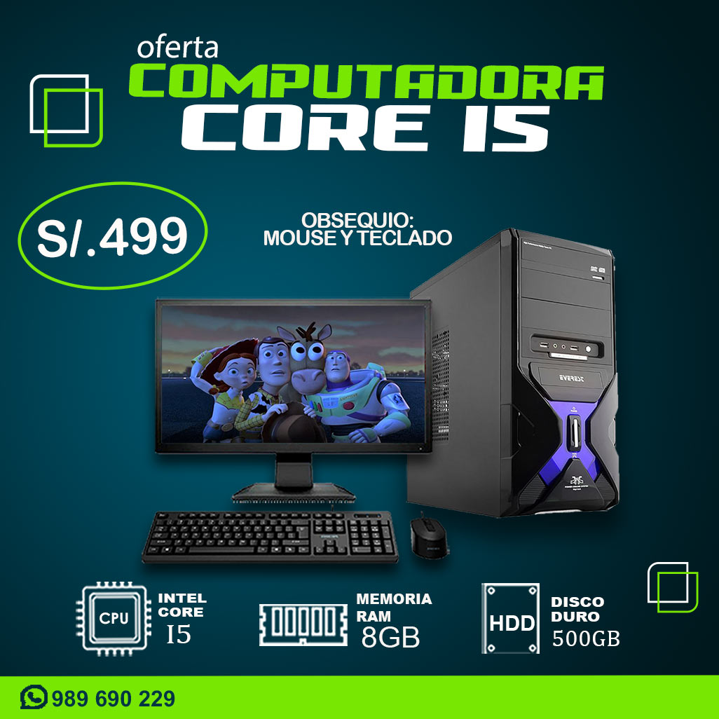 PRECIO IRRESISTIBLE EN COMPUTADORA CORE I5