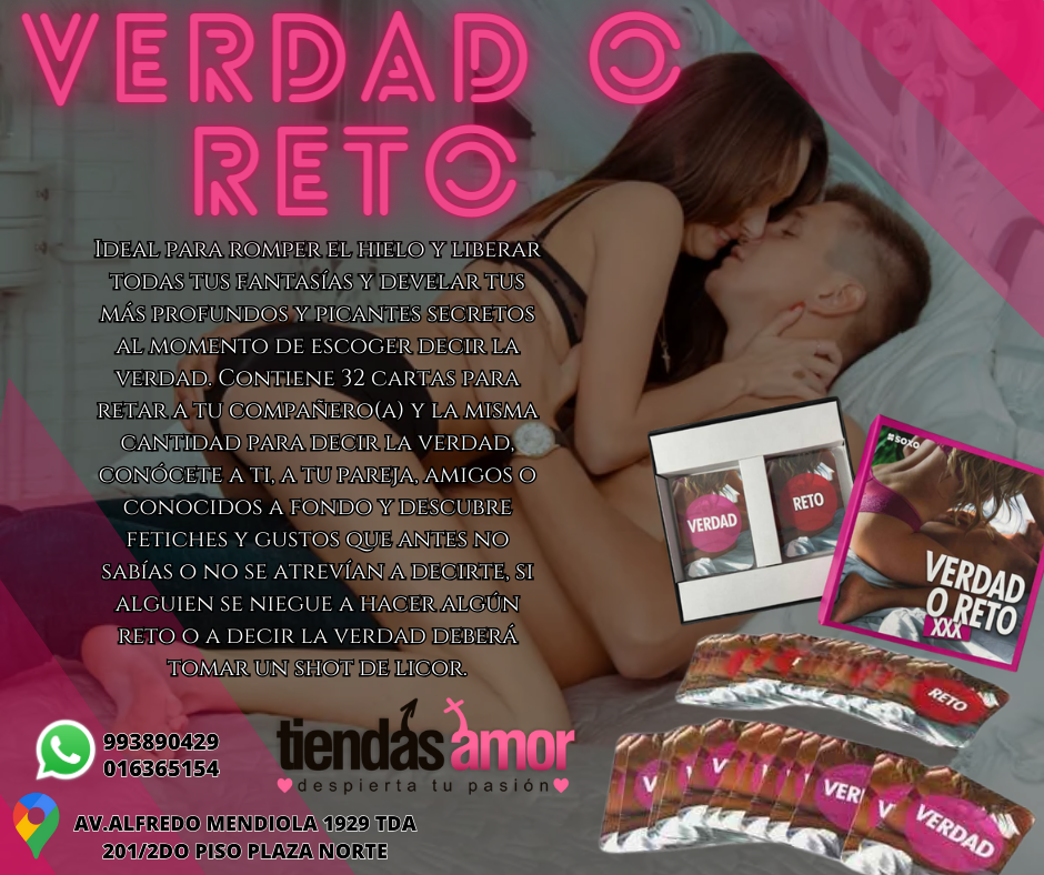 SEXSHOP VERDAD O RETO JUEGOS EROTICOS PARA UNA DIVERCION EN PAREJA 