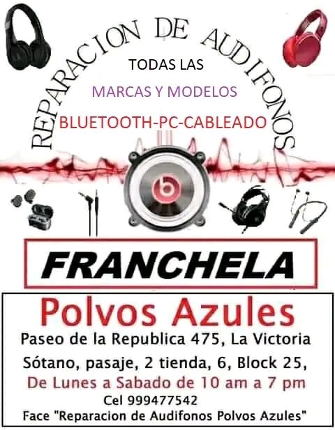 REPARACION DE AUDIFONOS FRANCHELA