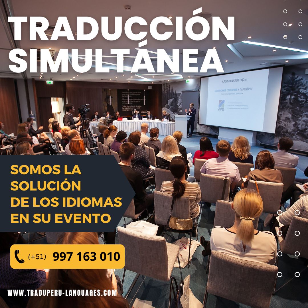 Traducción eventos Piura Cajamarca Huaraz Chiclayo - Trujillo C. 997163010