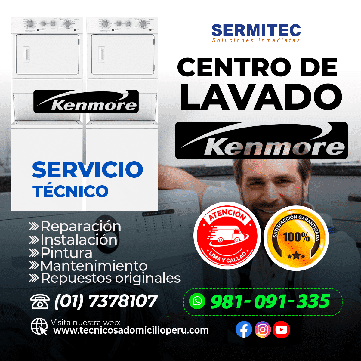 DIRECTO SECADORA KENMORE LLAME YA 981091335 - Lurin