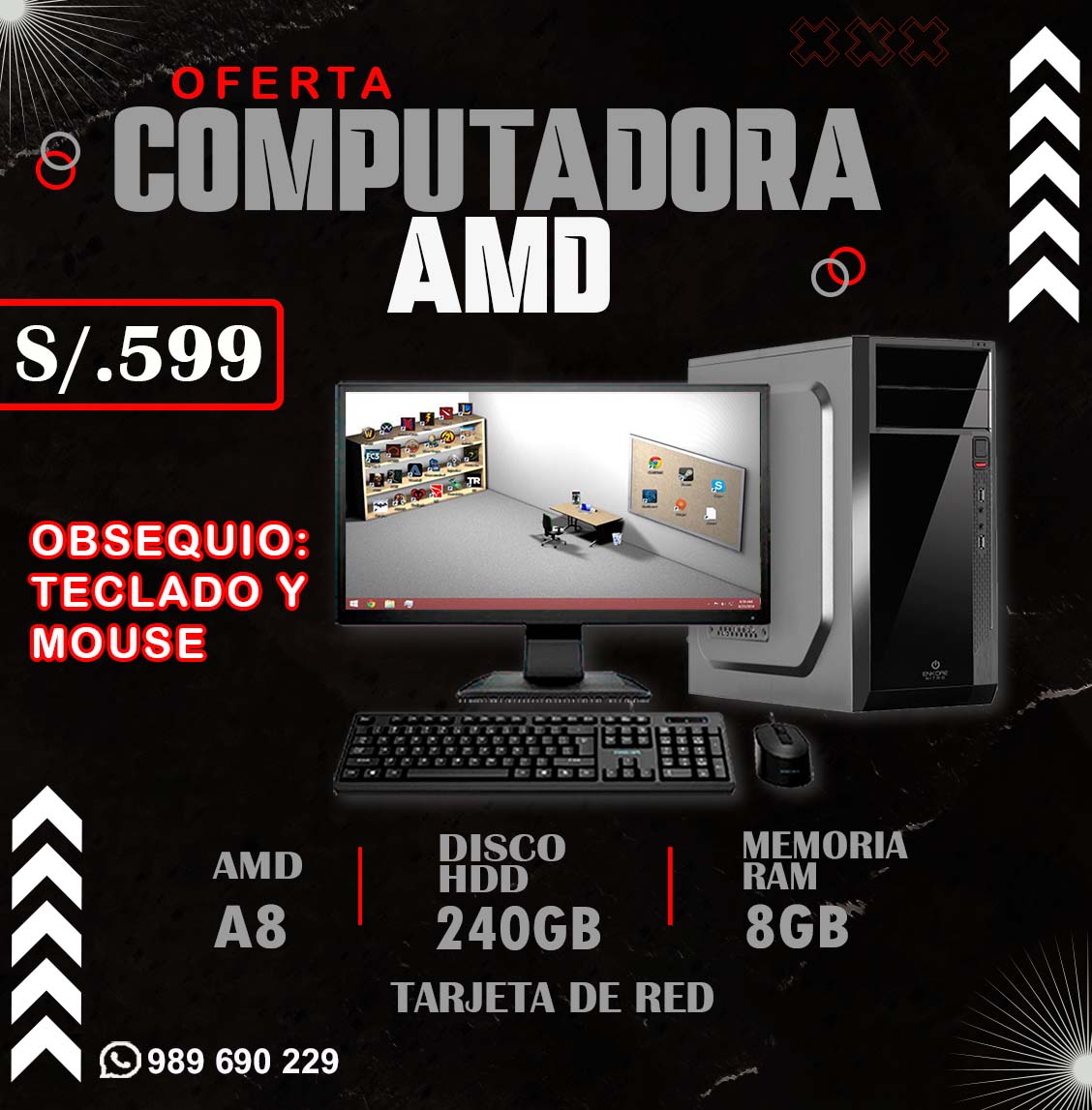 COMPUTADORA AMD EN VENTA 