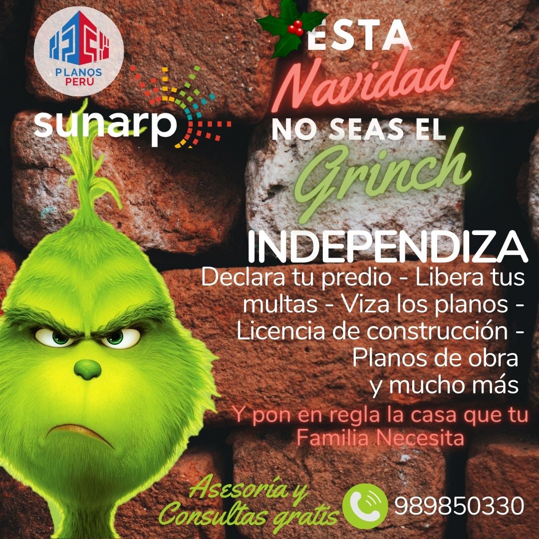  SUNARP - PLANOS - TITULO DE CASA - INDEPENDIZACION - PREDIO - OFERTA - GRATIS