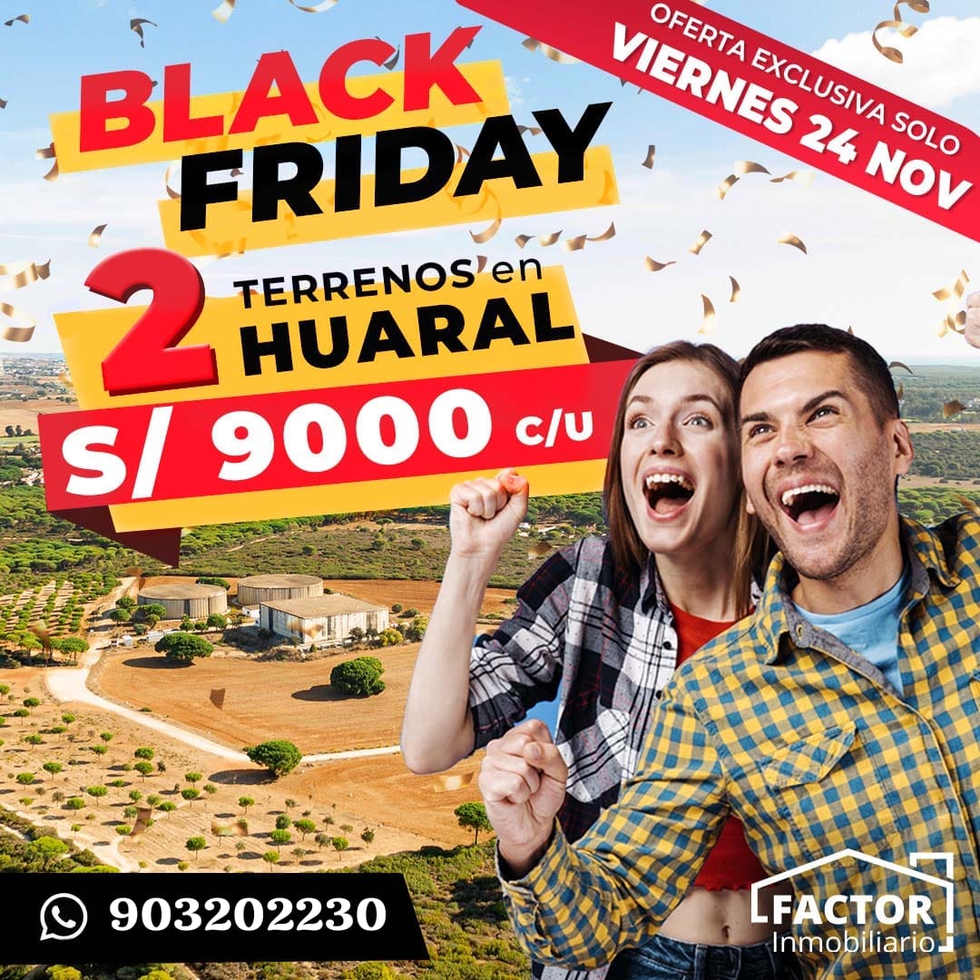 Venta de lotes en Huaral