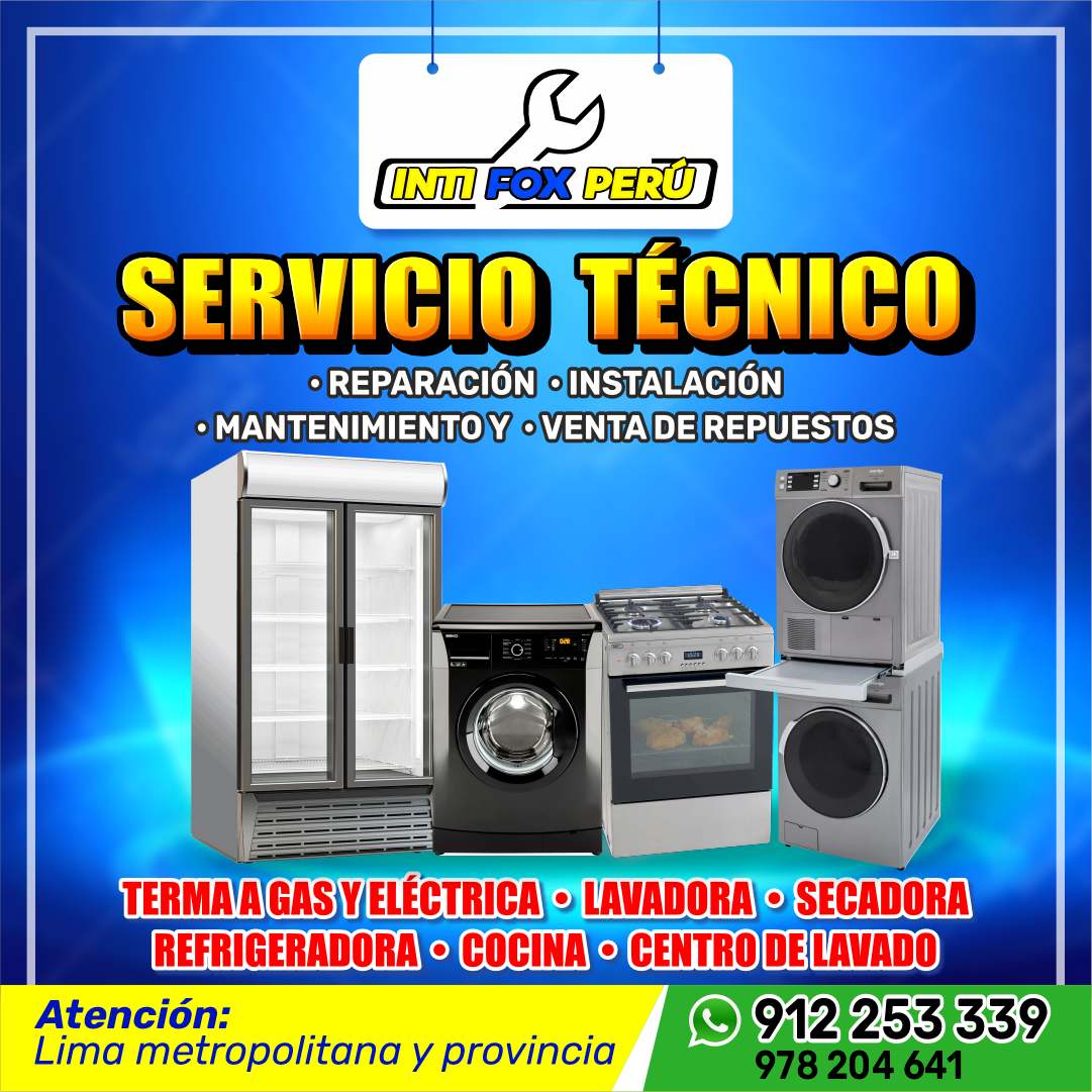 SERVICIO TECNICO DE ELECTRODOMESTICOS A DOMICILIO EN EL DISTRITO DE SANTA ANITA