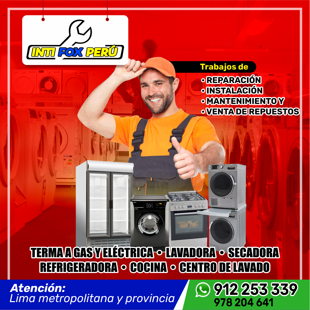 SERVICIO TECNICO DE ELECTRODOMESTICOS A DOMICILIO EN EL DISTRITO DE SANTA ANITA