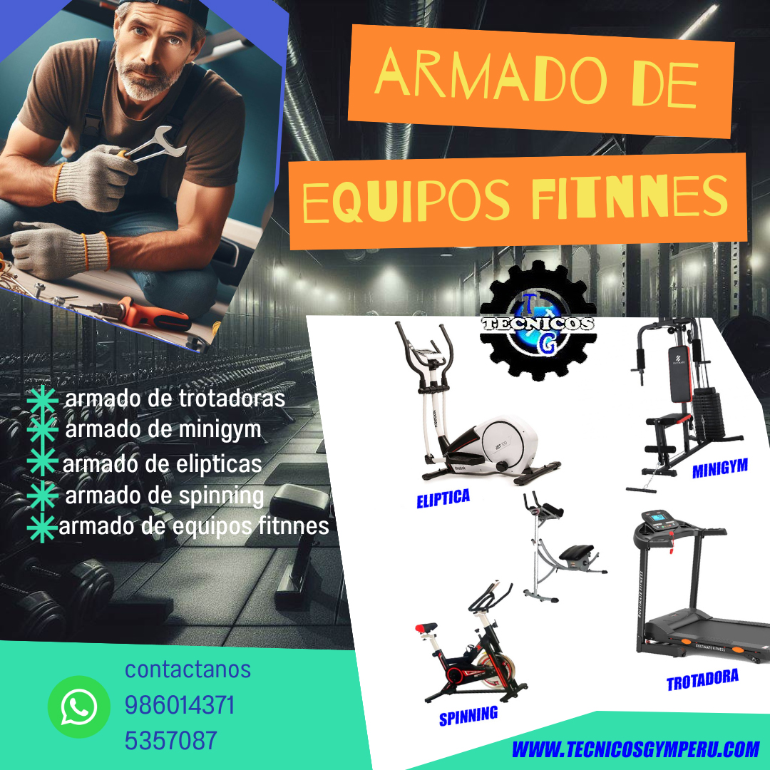 ARMANDO DE EQUIPO FITNESS O EQUIPOS GYM