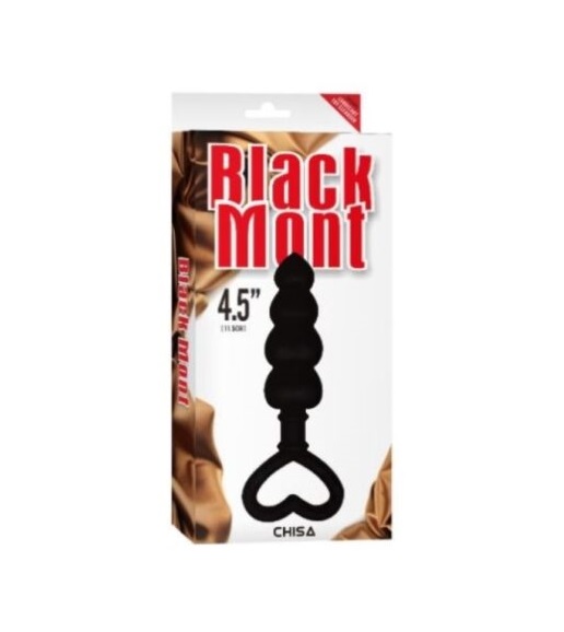 BLACK MONT Sonda anal Luv con cuentas SEXSHOP CEL 931568025 