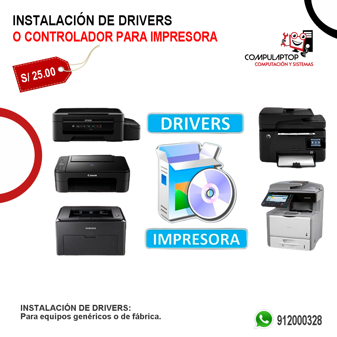 Instalación de Driver o Controlador para Impresora