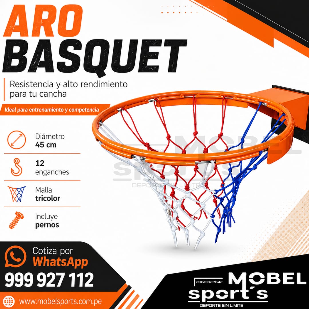 Tablero Castillo de basquet Mobel Sports