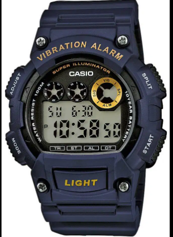Reloj Casio Alarm Vibrant W-735h-2avdf 100% Original Y Nuevo